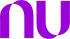 Nubank company logo in purple on a transparent background.