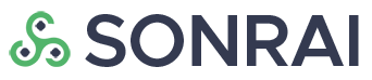 The Sonrai logo featuring a green abstract symbol next to the word 'SONRAI' in bold letters.