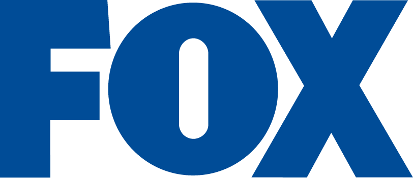 Blue FOX logo with bold letters on a white background.