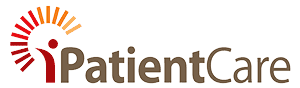 The logo of iPatientCare, featuring a stylized figure with a sunburst design and the text 'iPatientCare'.