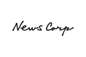 News Corp logo in black script lettering on a transparent background.