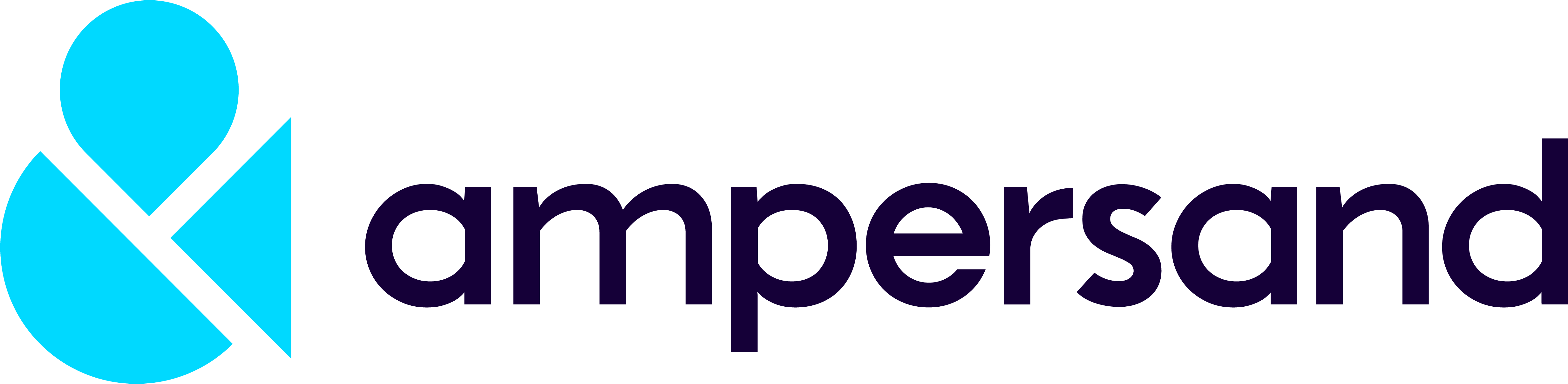 Ampersand company logo in full color with stylized blue ampersand symbol and the word 'ampersand' in black text.