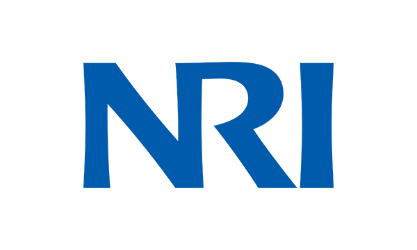 NRI logo in blue on a white background.