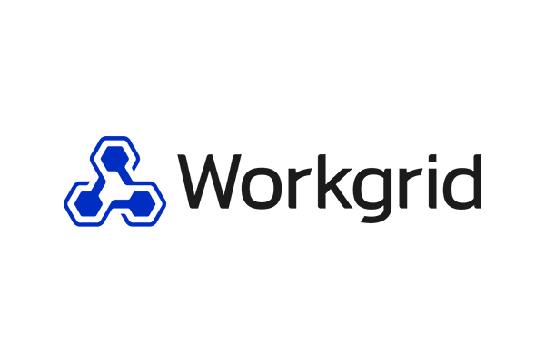 The Workgrid company logo featuring a blue and black design.