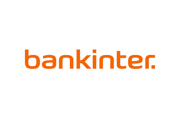 Bankinter logo in orange text on a white background.