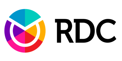 RDC logo featuring a colorful geometric design and the text 'RDC'.