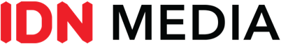 Logo of IDN Media with 'IDN' in bold red letters and 'MEDIA' in black, displayed on a transparent background.