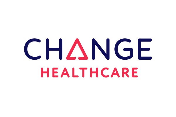 Change Healthcare company logo on a transparent background.