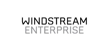 Windstream Enterprise company logo in black and gray text on a white background.