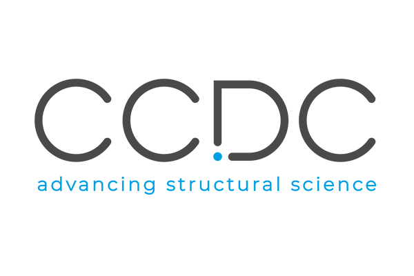 Logo of the Cambridge Crystallographic Data Centre (CCDC) with the slogan 'advancing structural science' displayed below the initials.