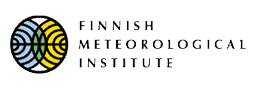 Logo of the Finnish Meteorological Institute featuring a circular, multicolored graphic and the text 'Finnish Meteorological Institute'.