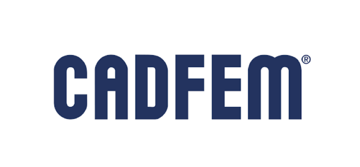 CADFEM company logo in blue text on a white background.