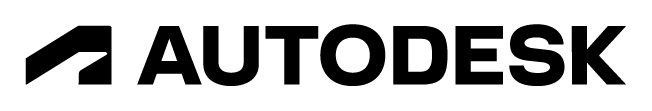 The Autodesk company logo in black text with a bold geometric symbol on the left.