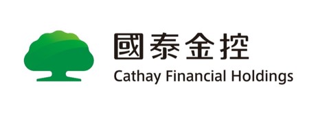 Logo of Cathay Financial Holdings featuring a green tree and Chinese characters above the English name 'Cathay Financial Holdings.'