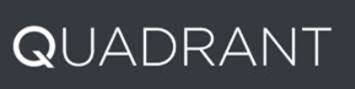 Logo of Quadrant displayed on a dark background.