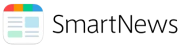 SmartNews logo featuring a colorful icon and the SmartNews wordmark.