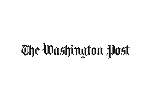 The logo of The Washington Post, displayed in black text on a white background.