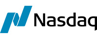 The Nasdaq logo with a blue stylized N symbol and the word 'Nasdaq' in black text.