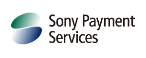 Logo of Sony Payment Services featuring stylized shapes and the company name.