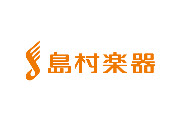 Logo of Shimamura Music featuring stylized Japanese characters and an orange symbol.