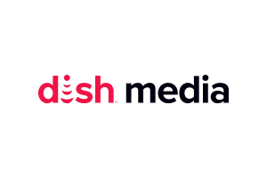 Logo of DISH Media, featuring the text 'dish.media' with the word 'dish' in red and 'media' in black.
