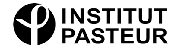 The logo of Institut Pasteur, featuring a stylized graphic element and bold text spelling out 'Institut Pasteur'.