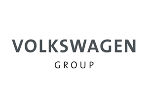 Volkswagen Group company logo in gray text on a white background.