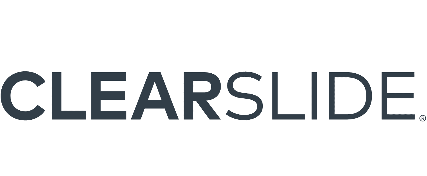 ClearSlide company logo with a transparent background.
