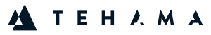 Tehama logo in a horizontal orientation on a transparent background