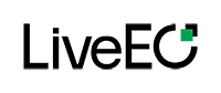 "Black text logo with a green star symbol."