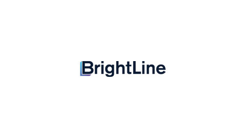 The BrightLine logo on a white background.