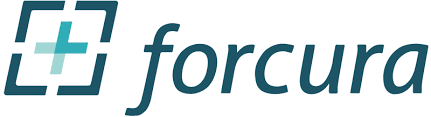 The Forcura logo featuring a stylized cross and the company name in bold lettering.
