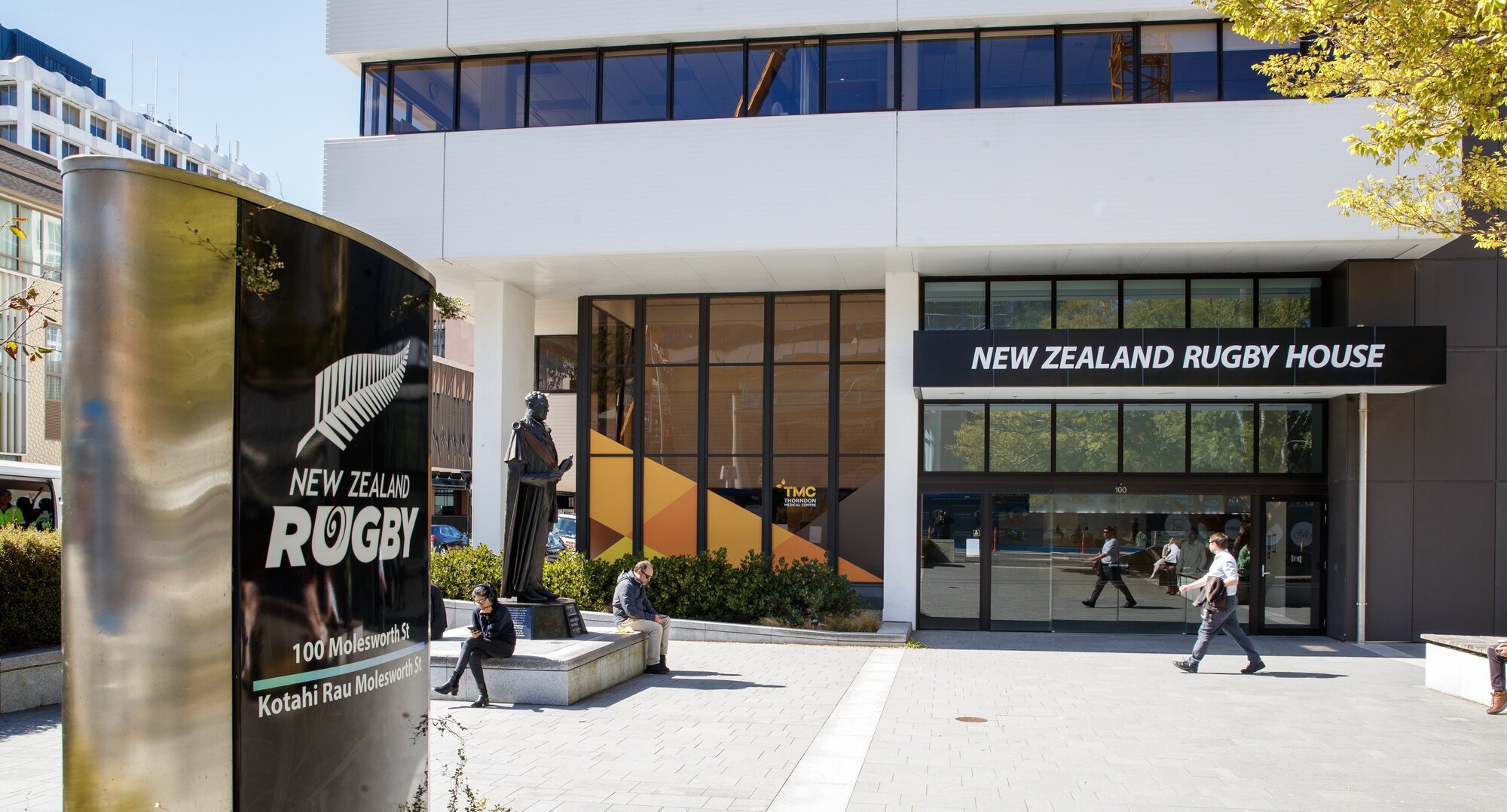 New Zealand Rugby House, NZR House, NZ Rugby House, 100 Molesworth Street, Wellington. 20 March, 2024. New Zealand Herald photograph by Mark Mitchell.RGP 30May24 - Today's vote will take place at the NZR headquarters in Wellington. Photo / Mark MitchellHBG 30May24 - Today's vote will take place at the NZR headquarters in Wellington. Photo / Mark MitchellHBG 30May24 - Today's vote will take place at the NZR headquarters in Wellington. Photo / Mark MitchellBTG 30May24 - Today's vote will take place at the NZR headquarters in Wellington. Photo / Mark MitchellNAG 30May24 - Today's vote will take place at the NZR headquarters in Wellington. Photo / Mark Mitchell