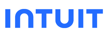 Intuit company logo in blue on a white background.