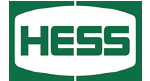 The logo of Hess Corporation, featuring the word 'HESS' in green capital letters inside a green outlined rectangular shape.