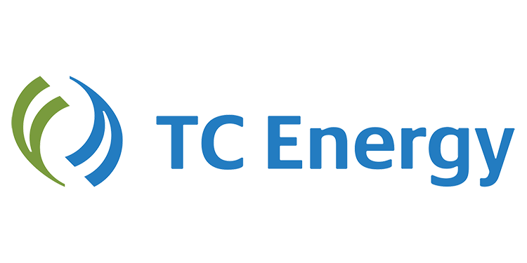 The TC Energy company logo, featuring stylized green and blue design elements and the text 'TC Energy' in blue.