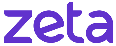 Zeta logo in bold purple text on a transparent background.