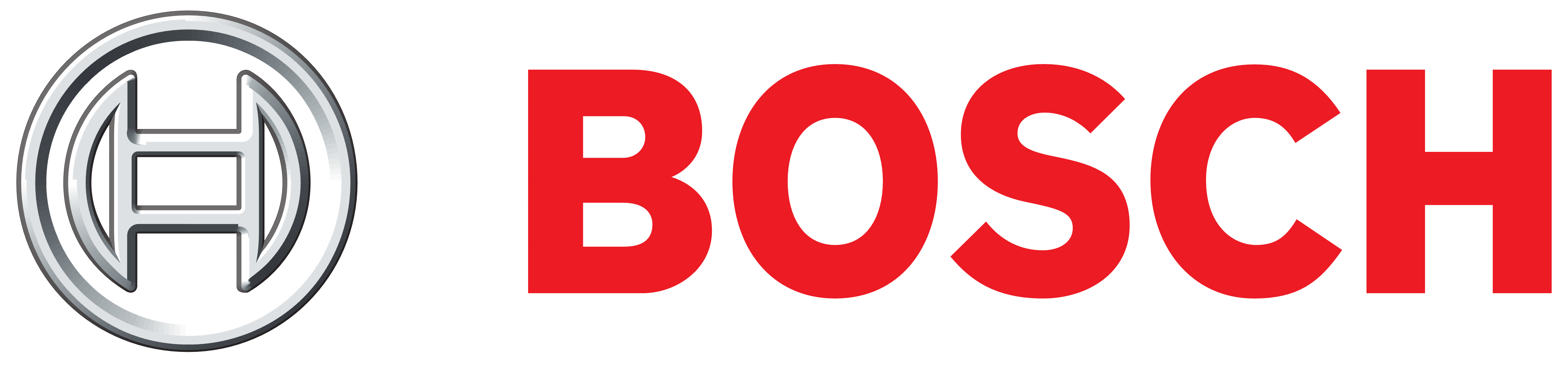 The Bosch logo featuring the Bosch emblem and the company name in bold red letters.