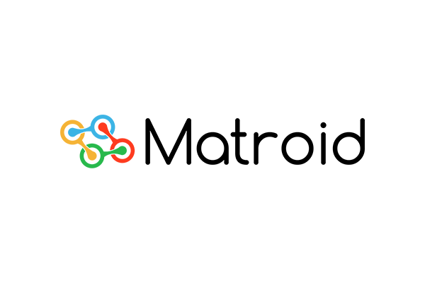 Matroid company logo featuring a colorful abstract network design next to the word 'Matroid'.