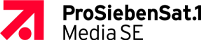 Logo of ProSiebenSat.1 Media SE, a German mass media company.