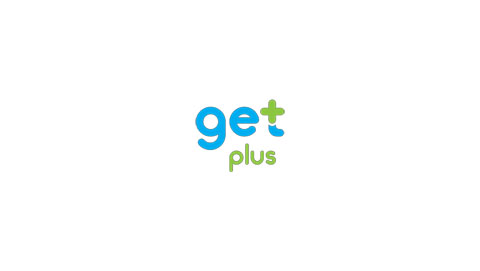 The GetPlus logo on a white background.