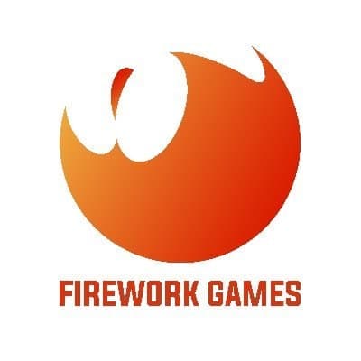 Logo of Firework Games, featuring a stylized orange circular flame design above the text 'FIREWORK GAMES'.