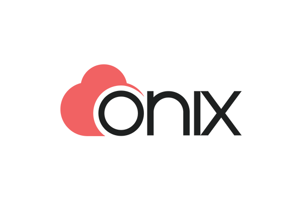 The logo of Onix, featuring a stylized design with a red and black color scheme.