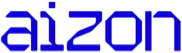 Aizon company logo in blue text on a white background.