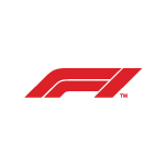 Red Formula 1 (F1) logo on a white background.