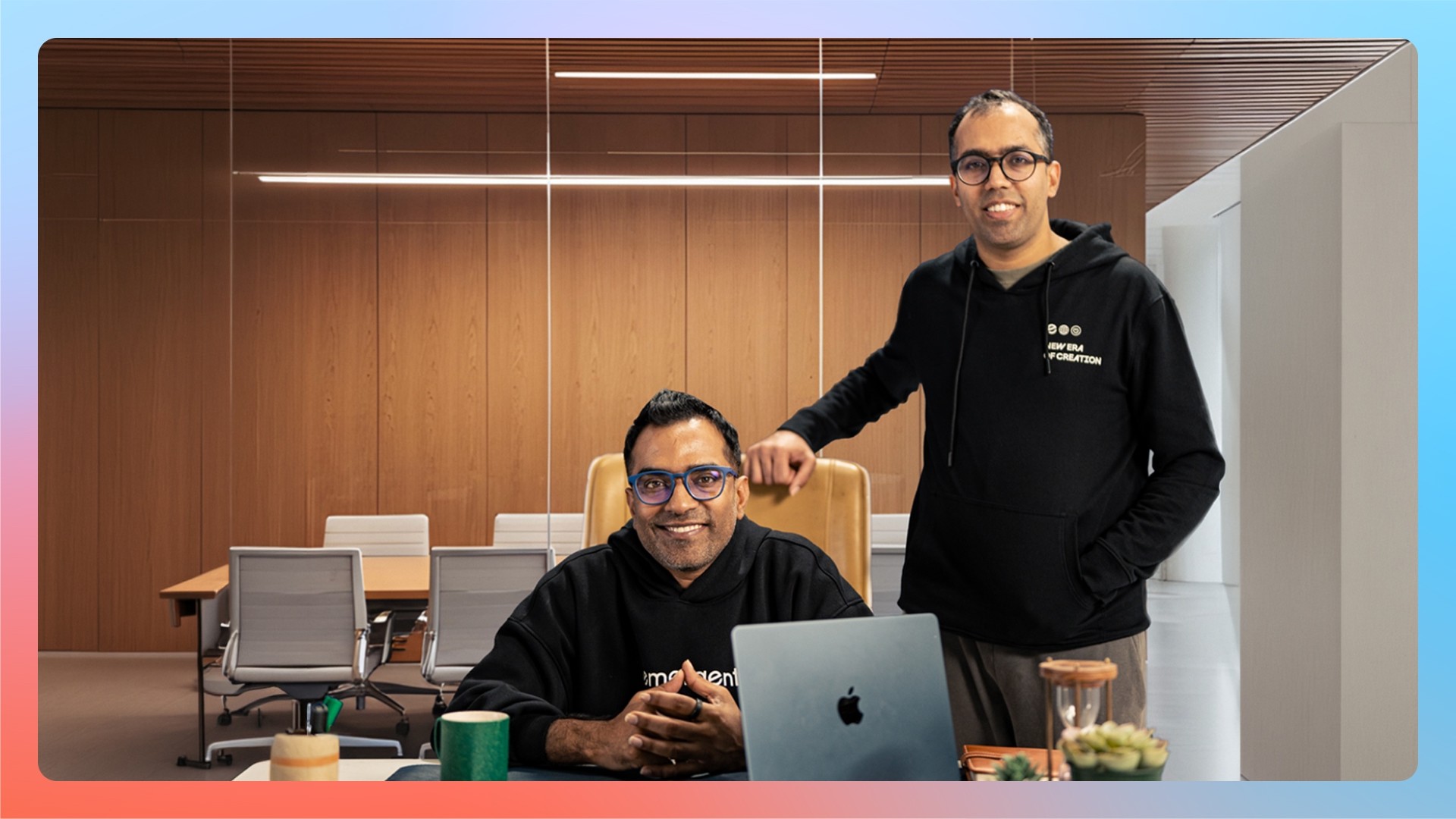 Emergent co-founders Mukund and Madhav Jha