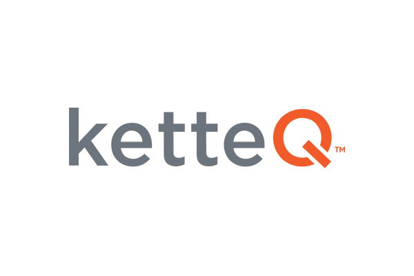 KetteQ company logo with 'kette' in gray letters and a stylized orange letter 'Q' on a white background.