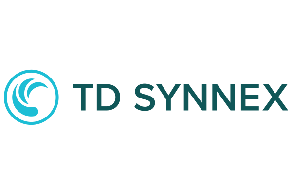TD SYNNEX logo with stylized icon and company name in teal.