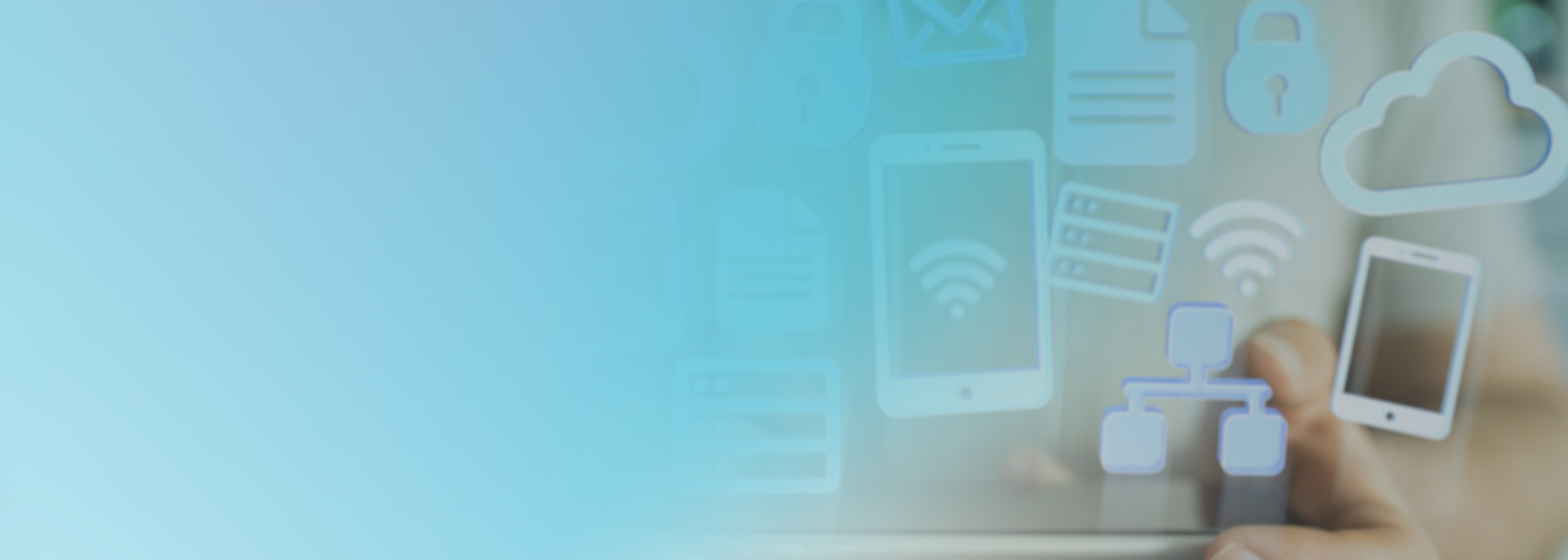 A digital illustration showing cloud, mobile, and security icons, representing best practices for modern application development using the Twelve-Factor App methodology.