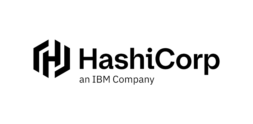 HashiCorp logo in black, displayed on a white background.